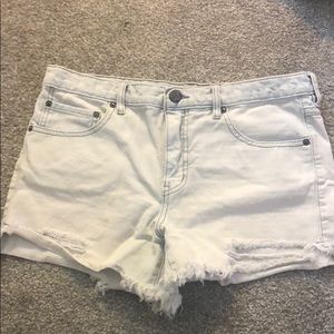 Free People denim shorts